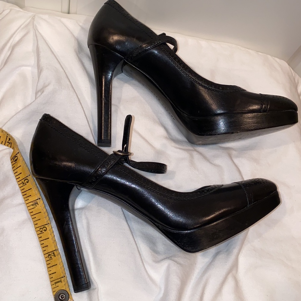 Sz7 Ralph Lauren MaryJane wingtips platform